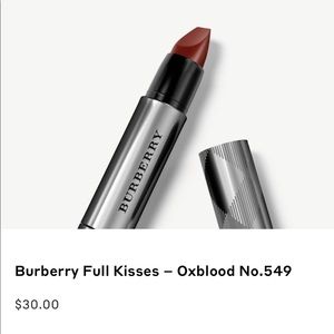 New Burberry Full Kisses Oxblood